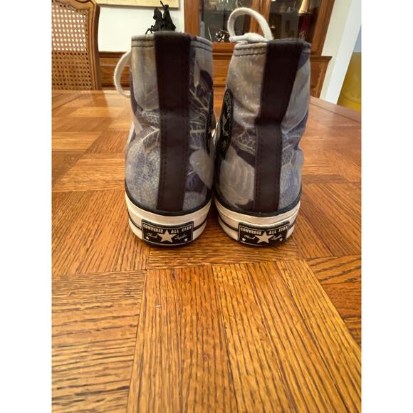 Converse Chuck Tayloe tropical leaf print high tops size 8.5 - Picture 5 of 8